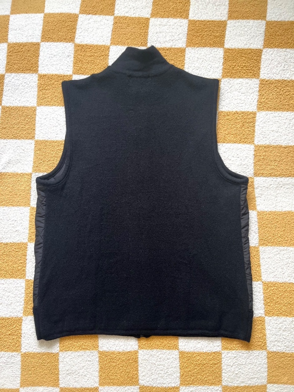Murano Black Merino Wool Full Zip Vest Women's Sz L - Picture 11 of 11